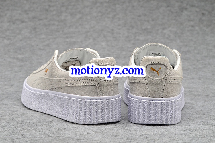 Puma Fenty Rihanna Creeper Low White Silver